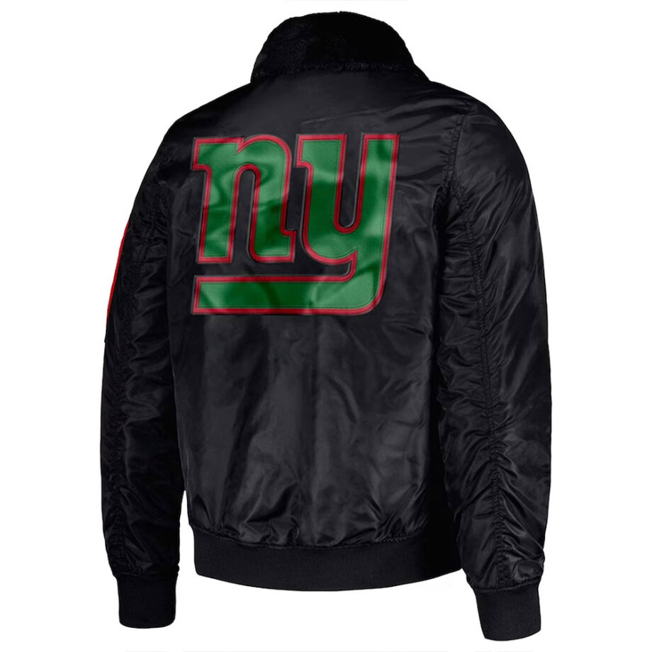 New York Giants Ty Mopkins Black Jacket