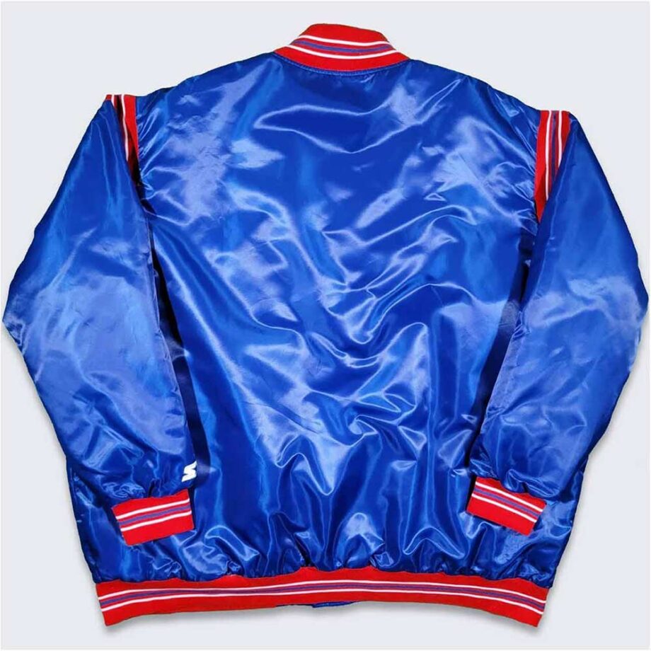 NY Rangers Teddy Royal Varsity Satin Jacket