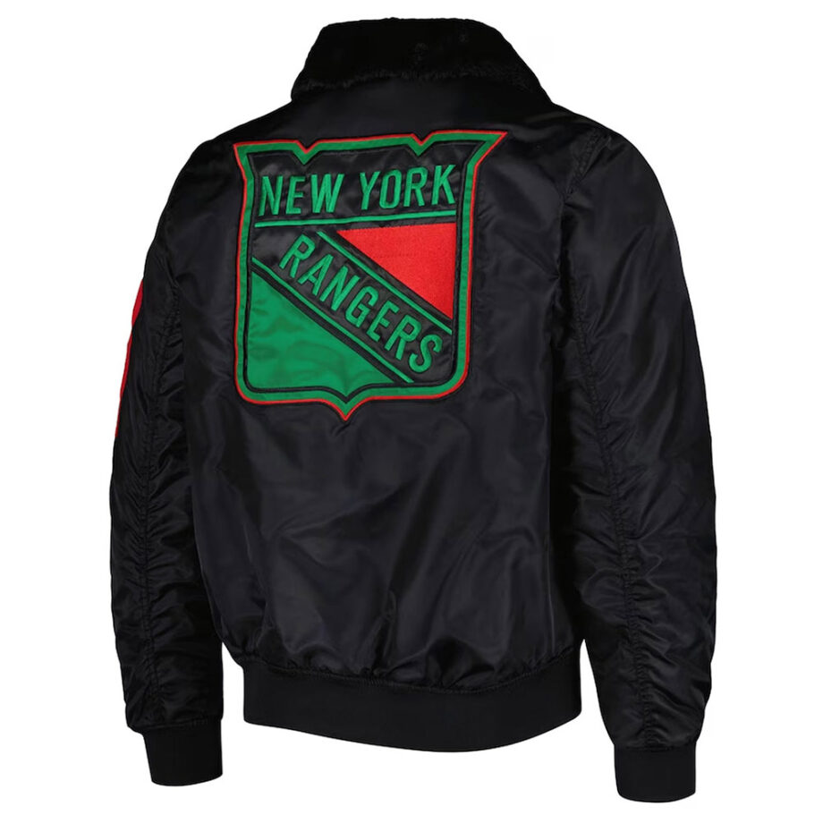 New York Rangers Ty Mopkins Black Jacket