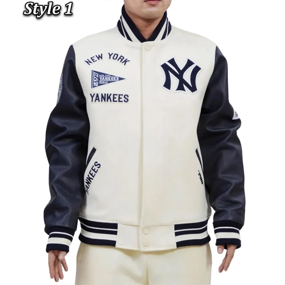 NY Yankees Retro Varsity Jacket