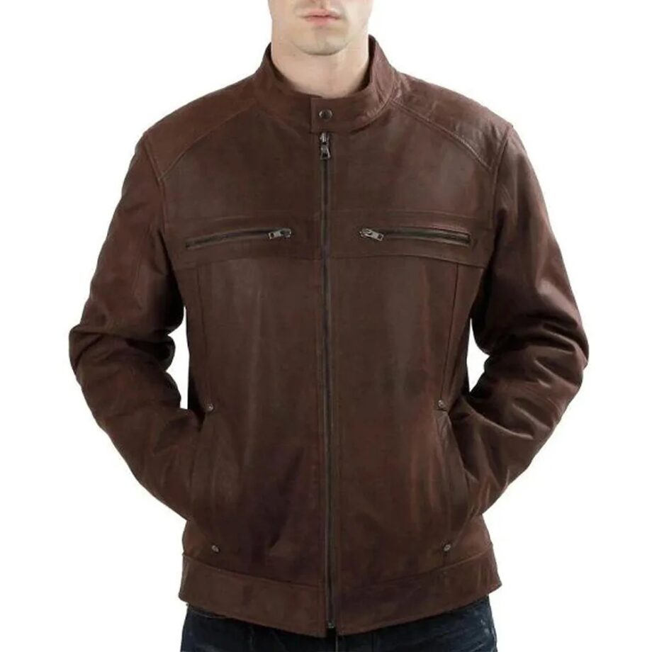 Revenge Season 4 Gabriel Mann Leather Jacket