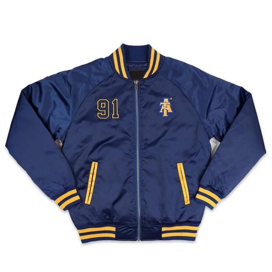 91 North Carolina A&T Navy Jacket