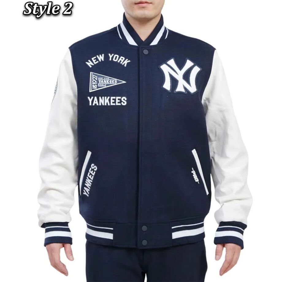 NY Yankees Retro Varsity Jacket