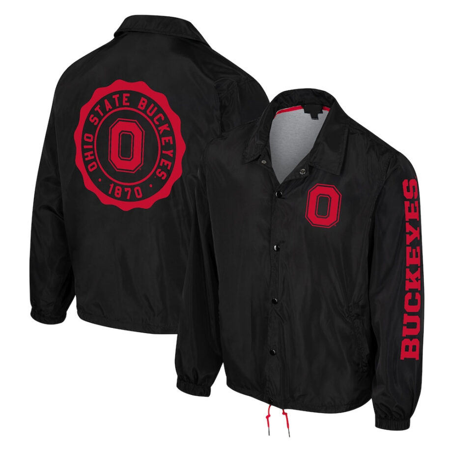 Ohio State Buckeyes Black Coaches Jacket
