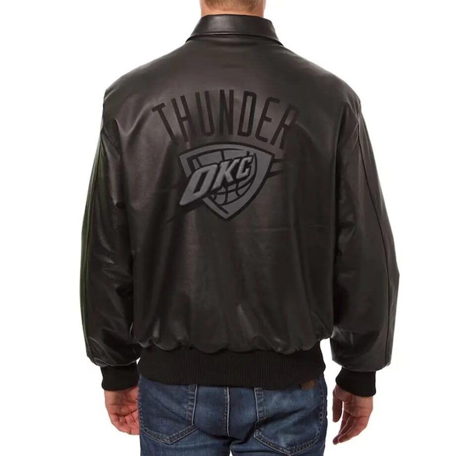 Oklahoma City Thunder Leather Jacket