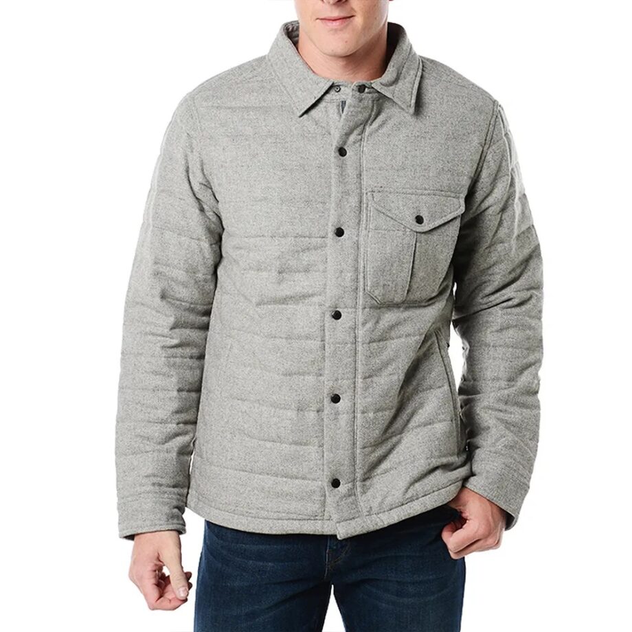 Arrow S04 Stephen Amell Gray Quilted Jacket