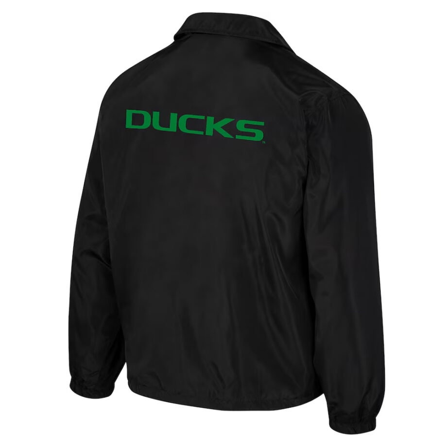 Oregon Ducks Black Coaches Jacket