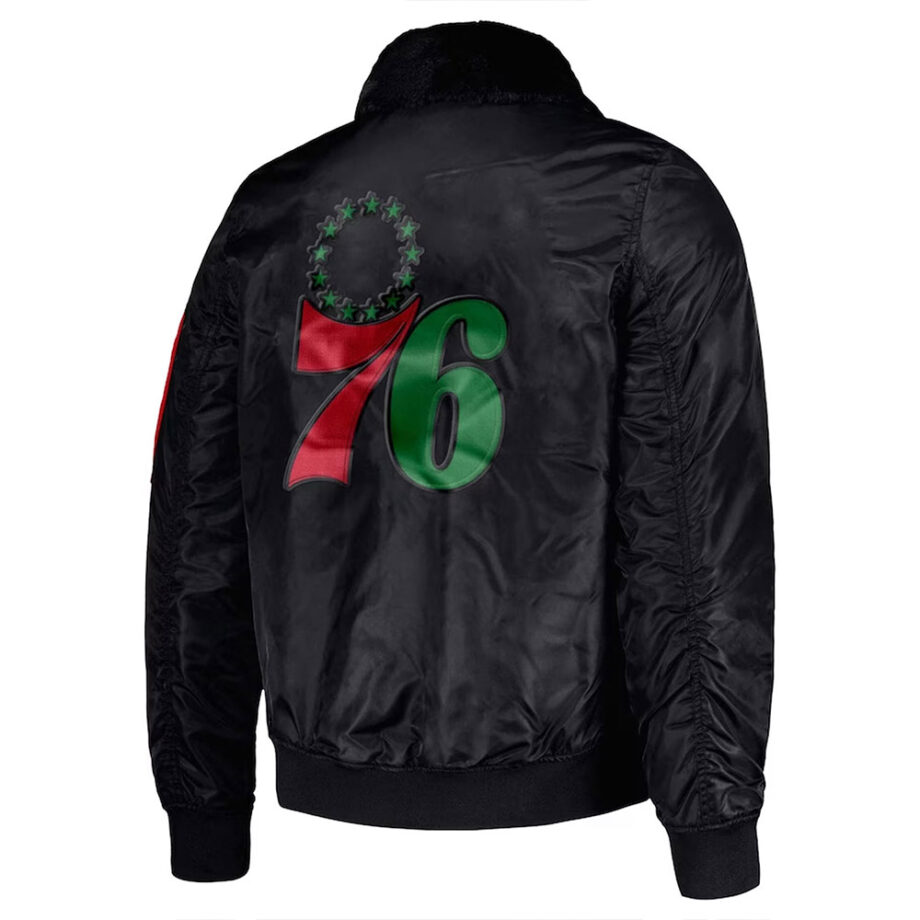 Philadelphia 76ers Ty Mopkins Black Jacket