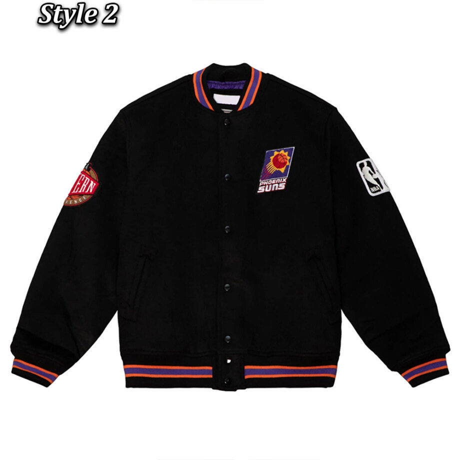 Phoenix Suns Black Wool Jacket