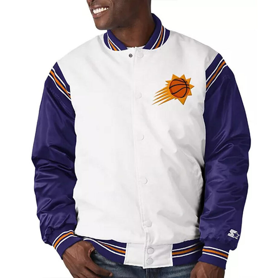 White/Purple Phoenix Suns Renegade Jacket