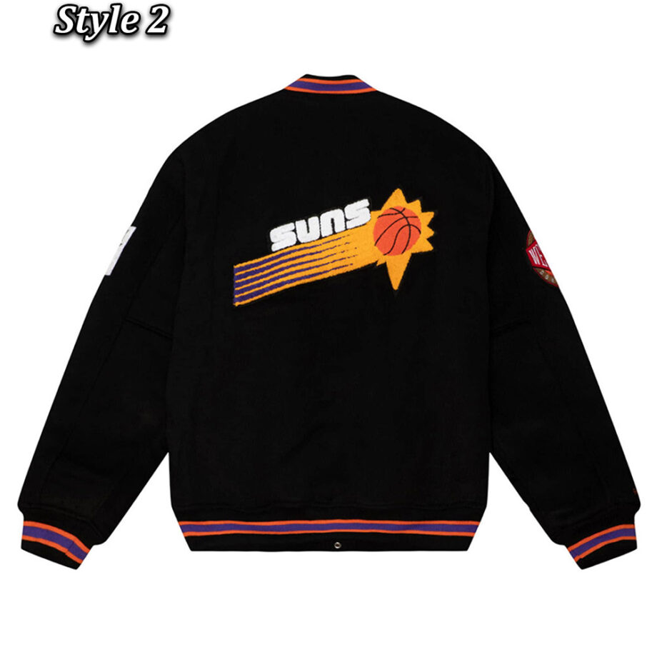 Phoenix Suns Black Wool Jacket