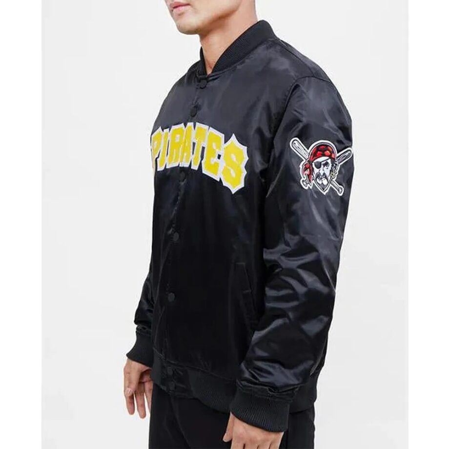 Pittsburgh Pirates Wordmark Satin Jacket