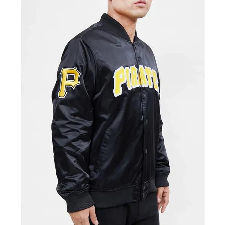 Pittsburgh Pirates Wordmark Satin Jacket