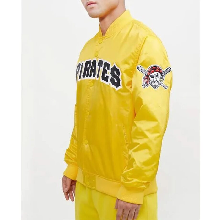 Pittsburgh Pirates Wordmark Satin Jacket