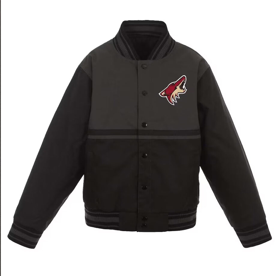 Gray/Black Youth Arizona Coyotes Jacket