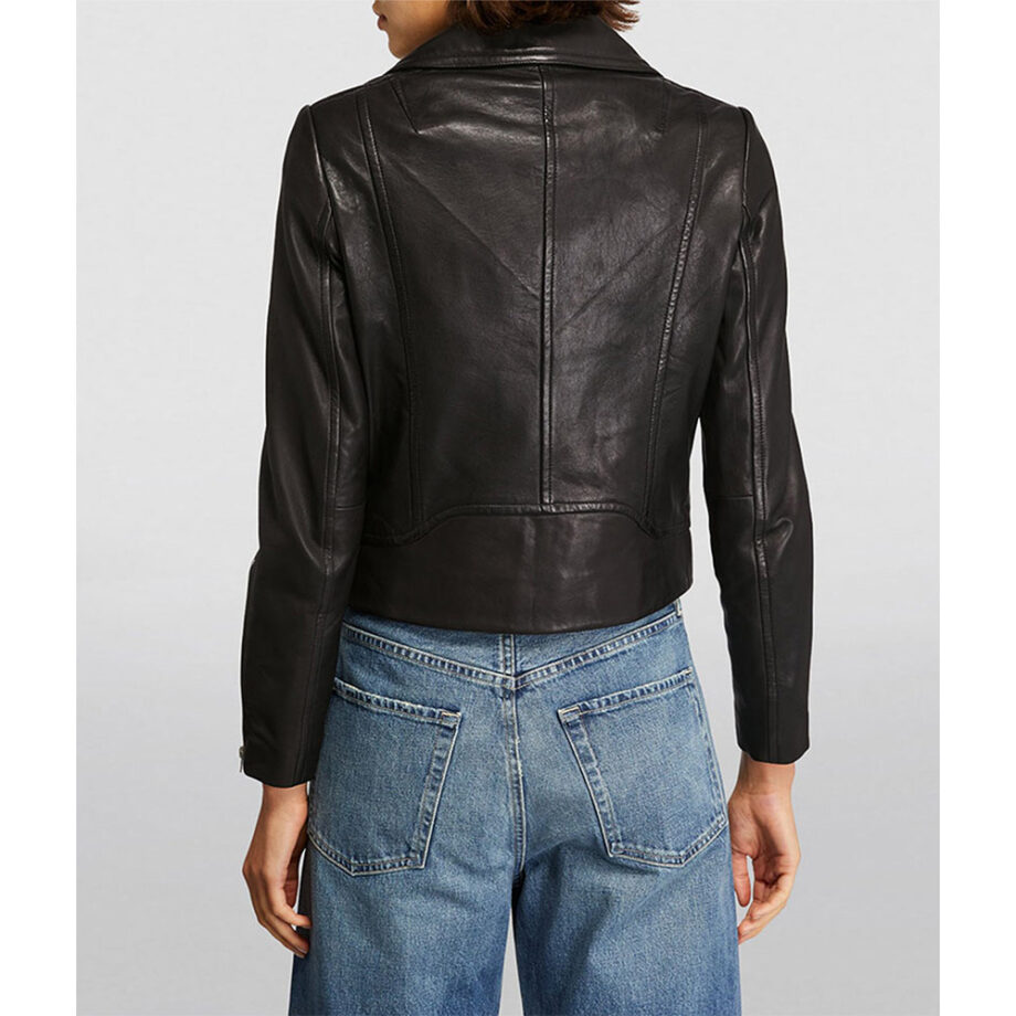 Unforgettable S04 Poppy Montgomery Leather Jacket