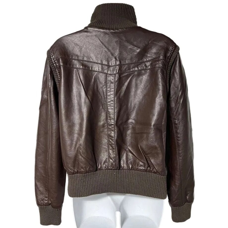 Dre Davis Brown Leather Jacket