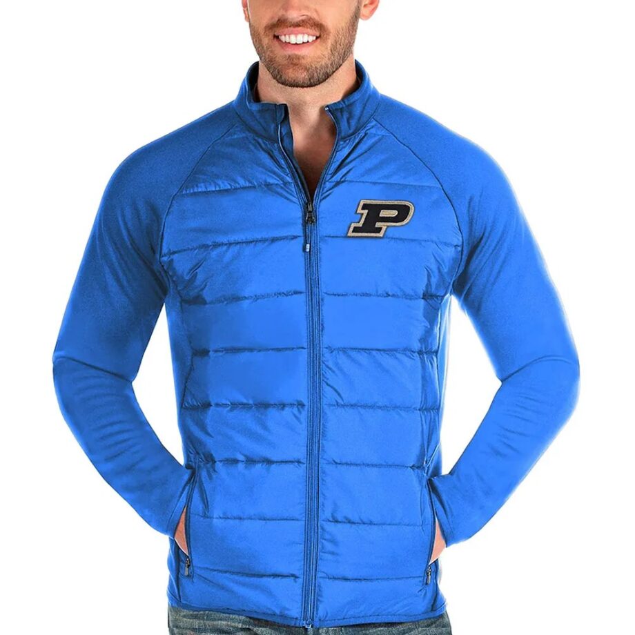 Purdue Boilermakers Black Puffer Jacket