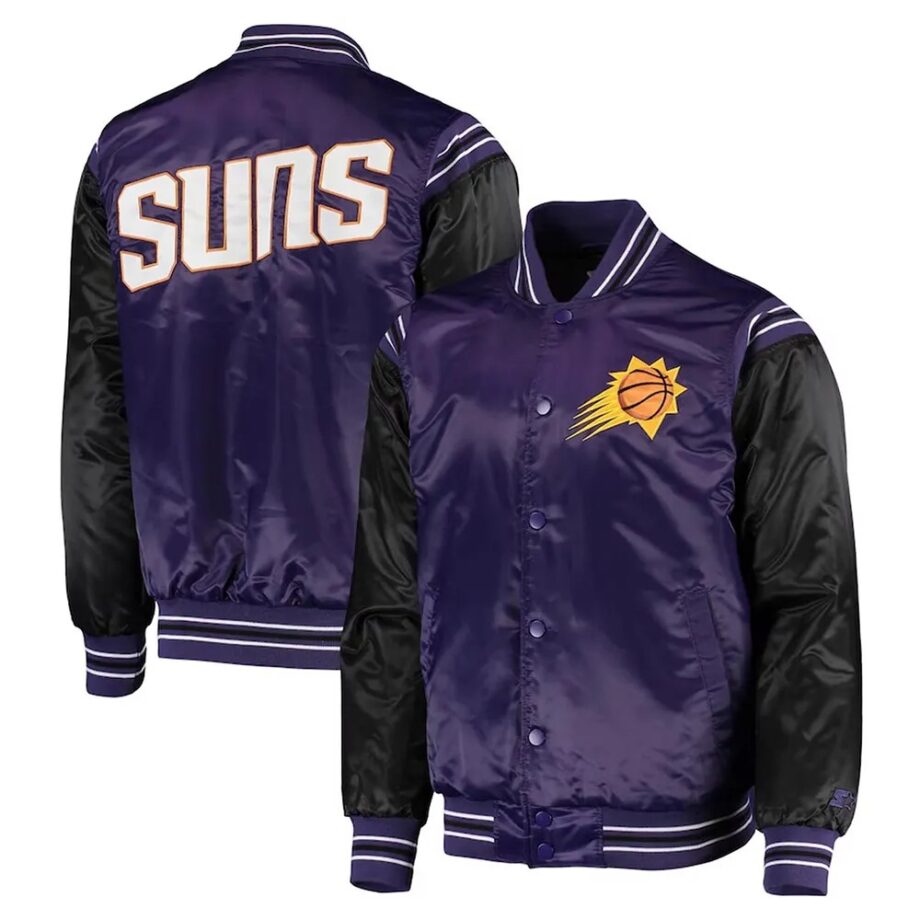 Purple/Black Phoenix Suns The Enforcer Varsity Jacket