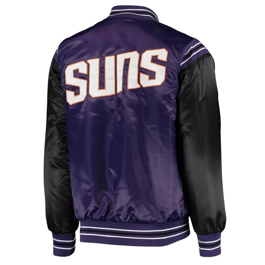 Purple/Black Phoenix Suns The Enforcer Varsity Jacket