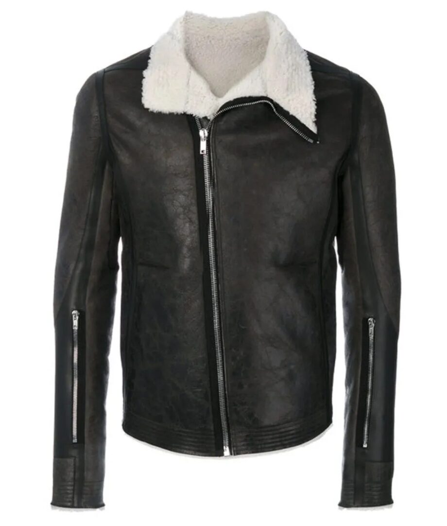 Erin Lichy RHONY Shearling Leather Jacket