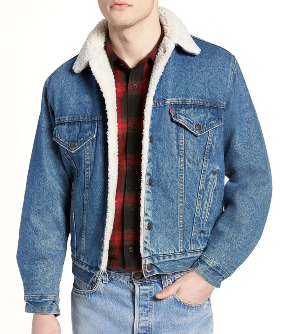 Tommy O'Brien Road to Perth Shearling Denim Jacket
