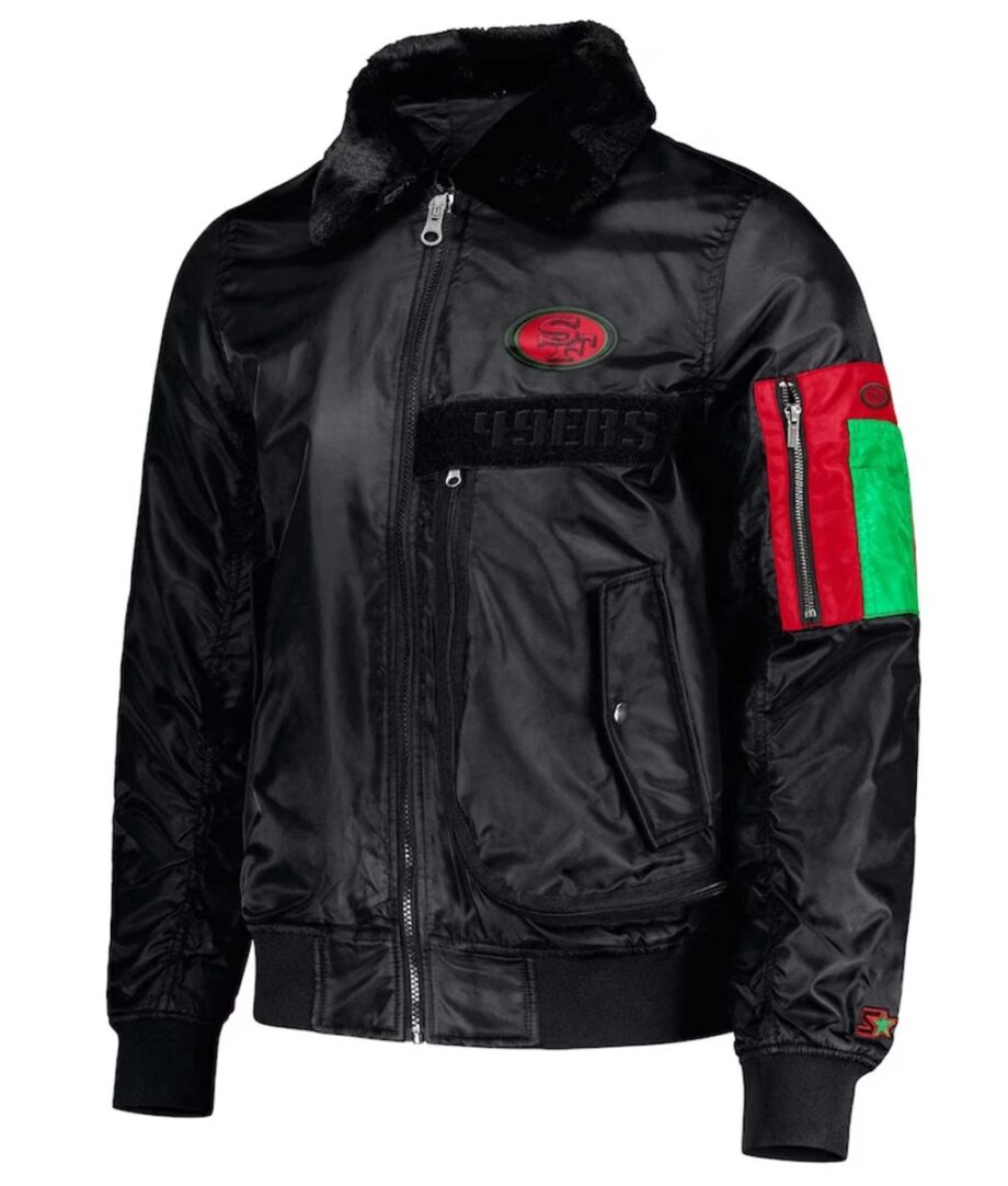 San Francisco 49ers Ty Mopkins Black Jacket
