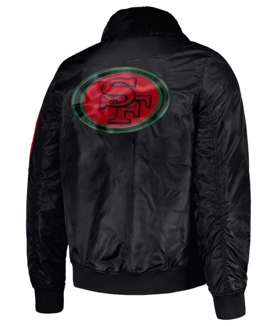 San Francisco 49ers Ty Mopkins Black Jacket