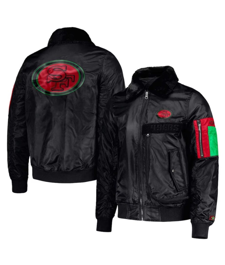 San Francisco 49ers Ty Mopkins Black Jacket