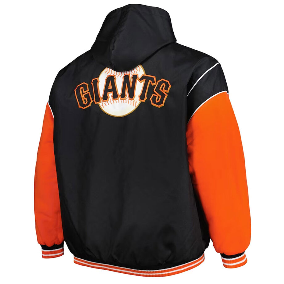San Francisco Giants Black & Orange Hoodie Jacket