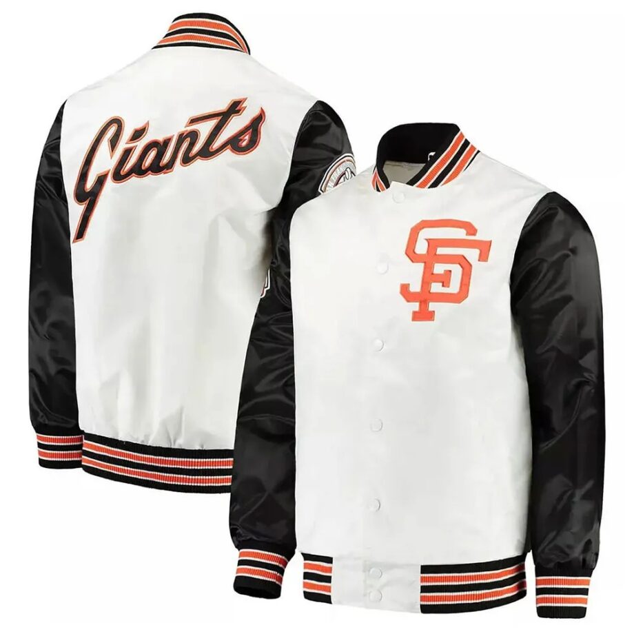 San Francisco Giants The Legend White and Black Jacket