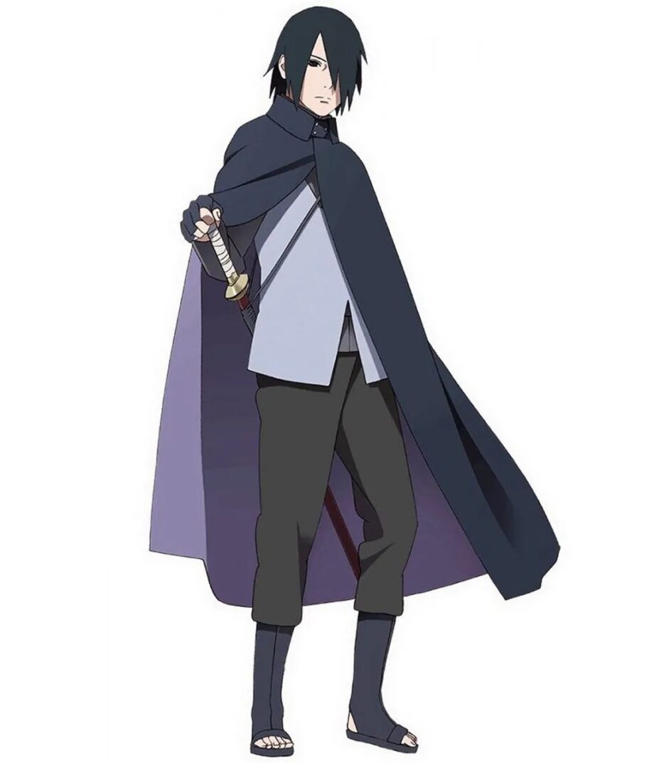 Sasuke Uchiha Boruto Black Wool Cape