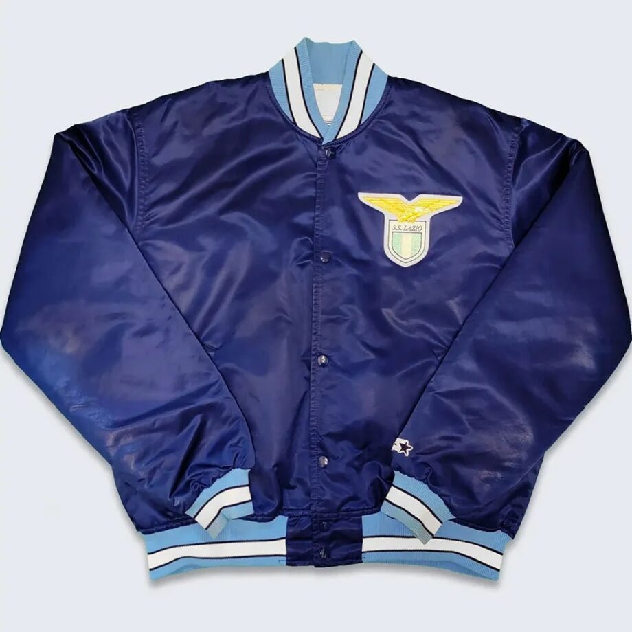 80s SS Lazio Blue Bomber Jacket