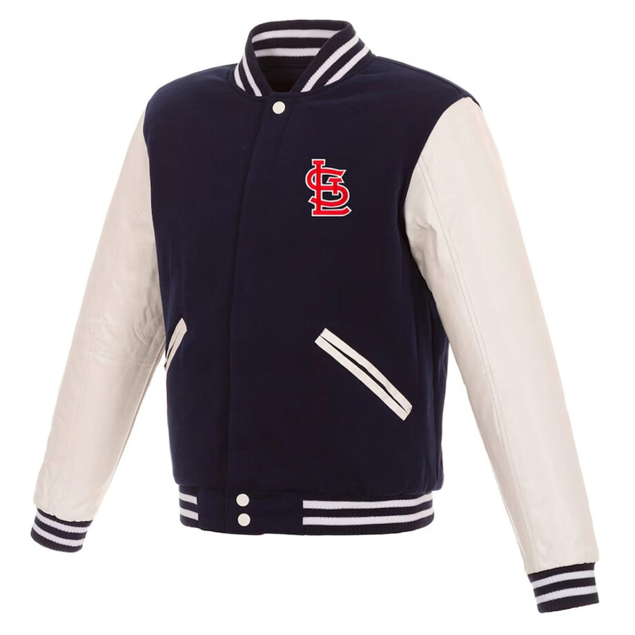 St. Louis Cardinals Navy & White Varsity Jacket