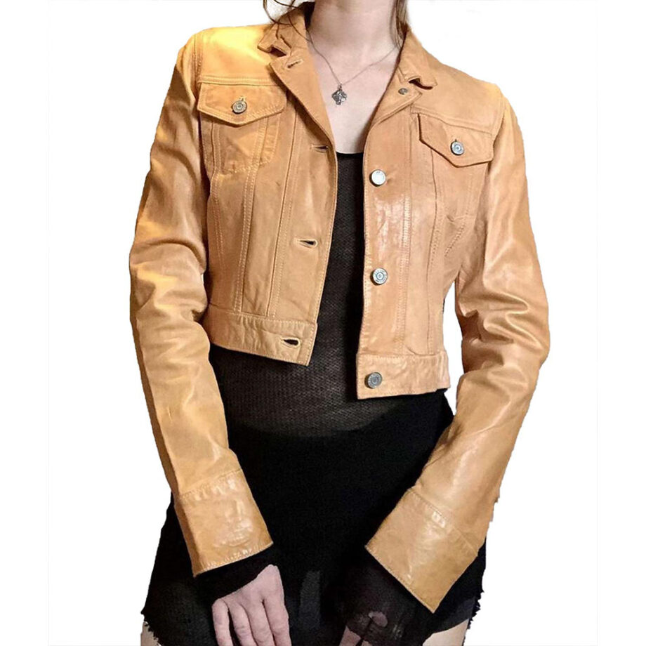 The Love Club Camille Stopps Leather Jacket