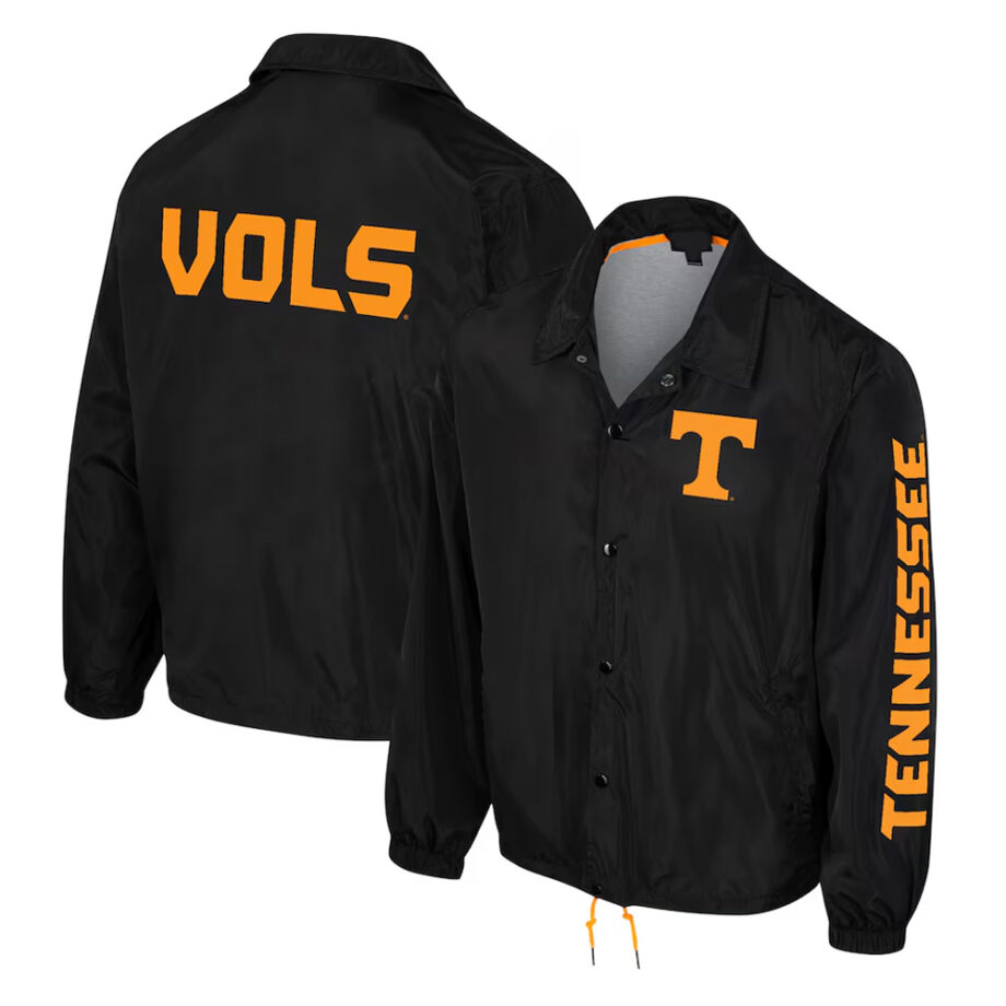 Tennessee Volunteers Black Coaches Jacket