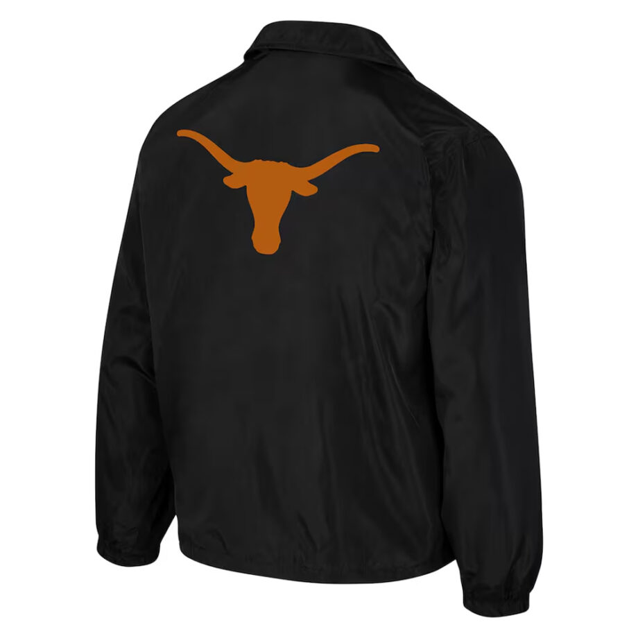 Texas Longhorns Black Coaches Jacket