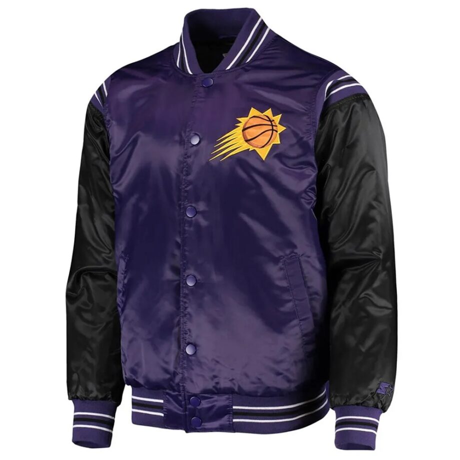 Purple/Black Phoenix Suns The Enforcer Varsity Jacket