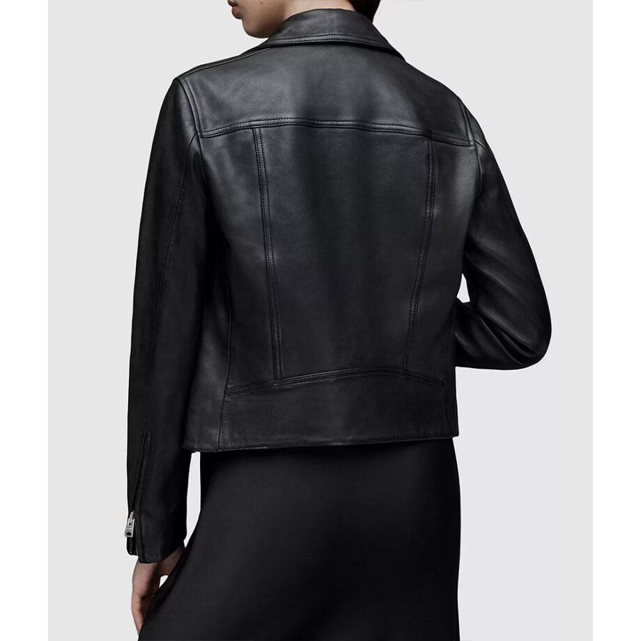 The Love Club Camille Stops Leather Jacket