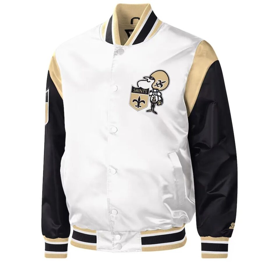 New Orleans Saints Throwback Varsity Jacket