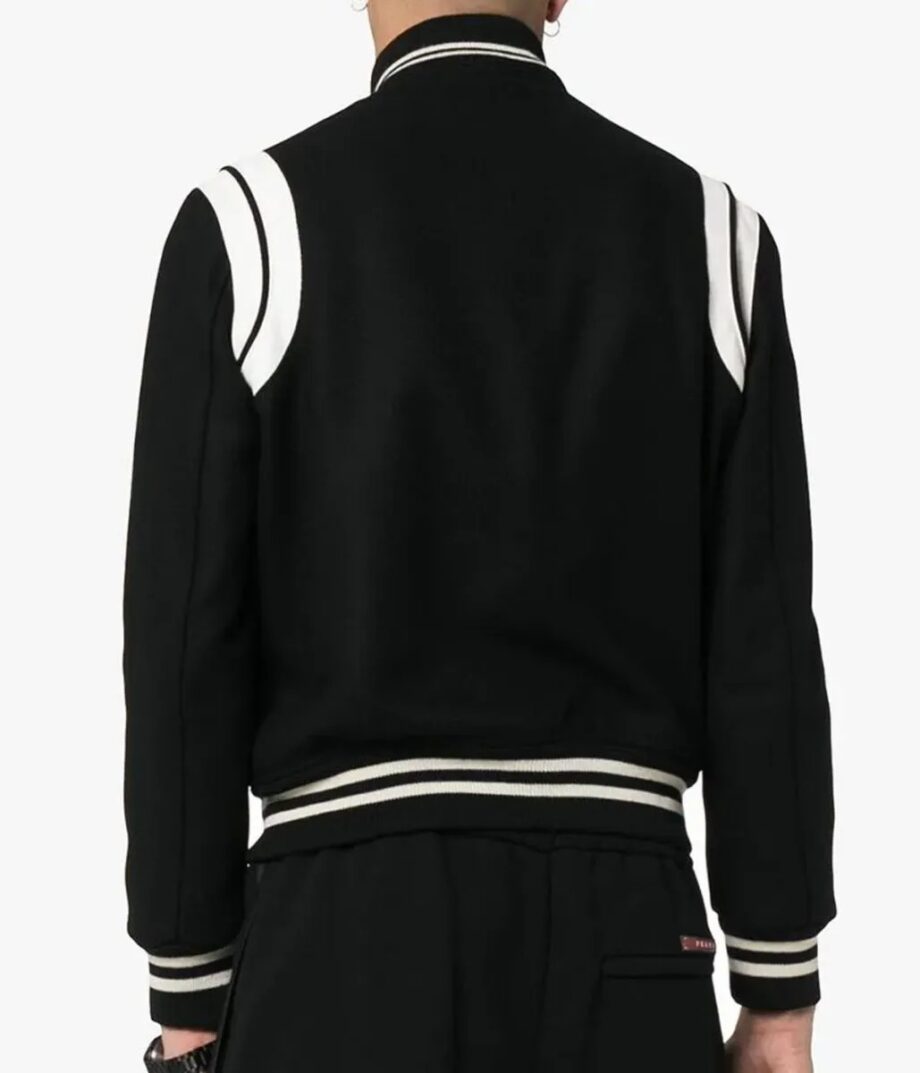 Kid True Story Teddy Black Varsity Jacket