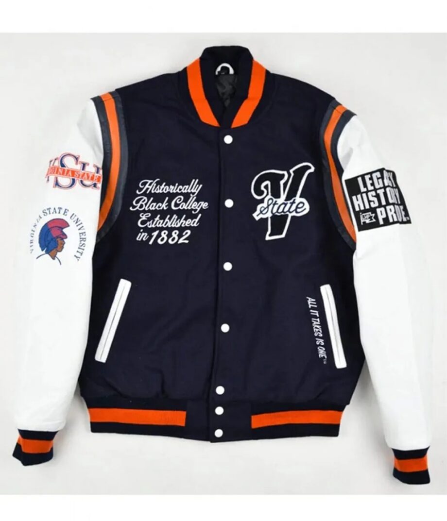 Virginia State University Motto 2.0 Varsity Jacket