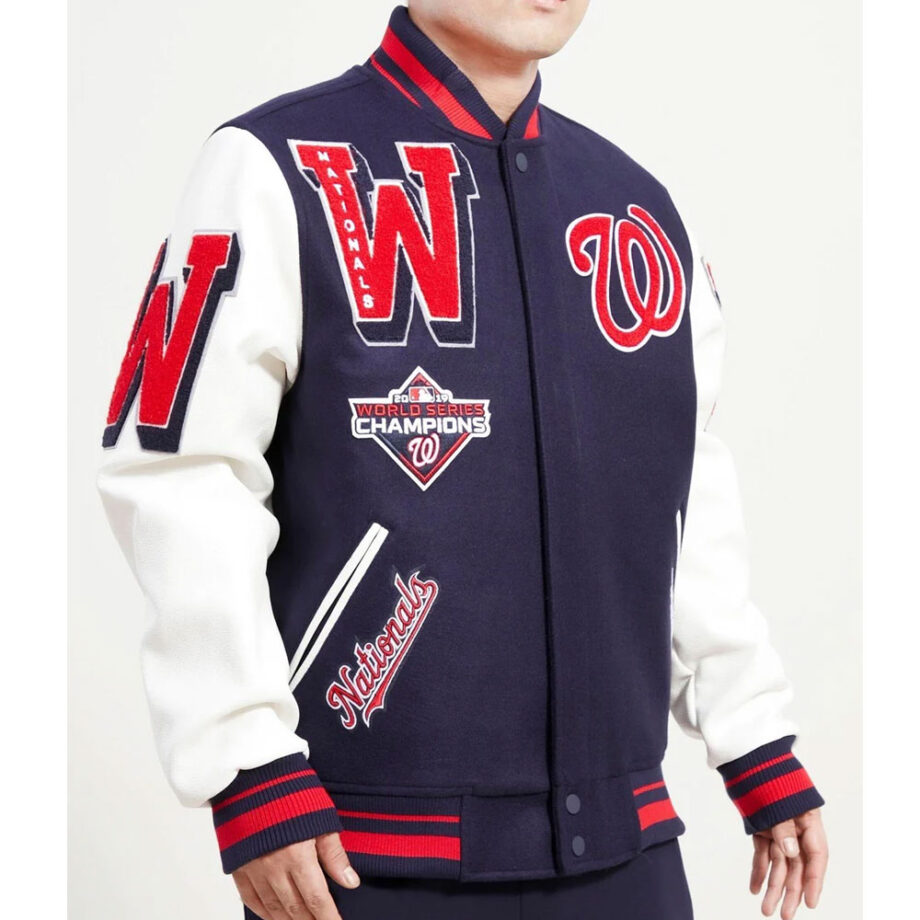 Washington Nationals Mash Up Varsity Jacket