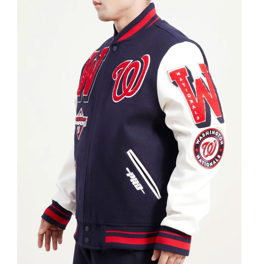 Washington Nationals Mash Up Varsity Jacket