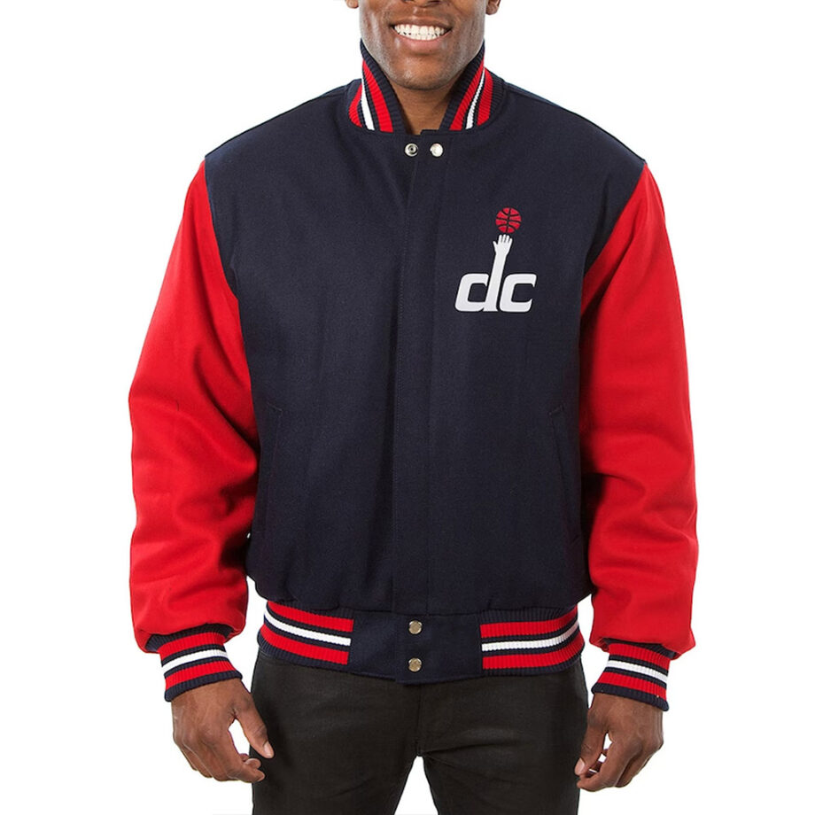 Washington Wizards Navy/Red Varsity Wool Jacket