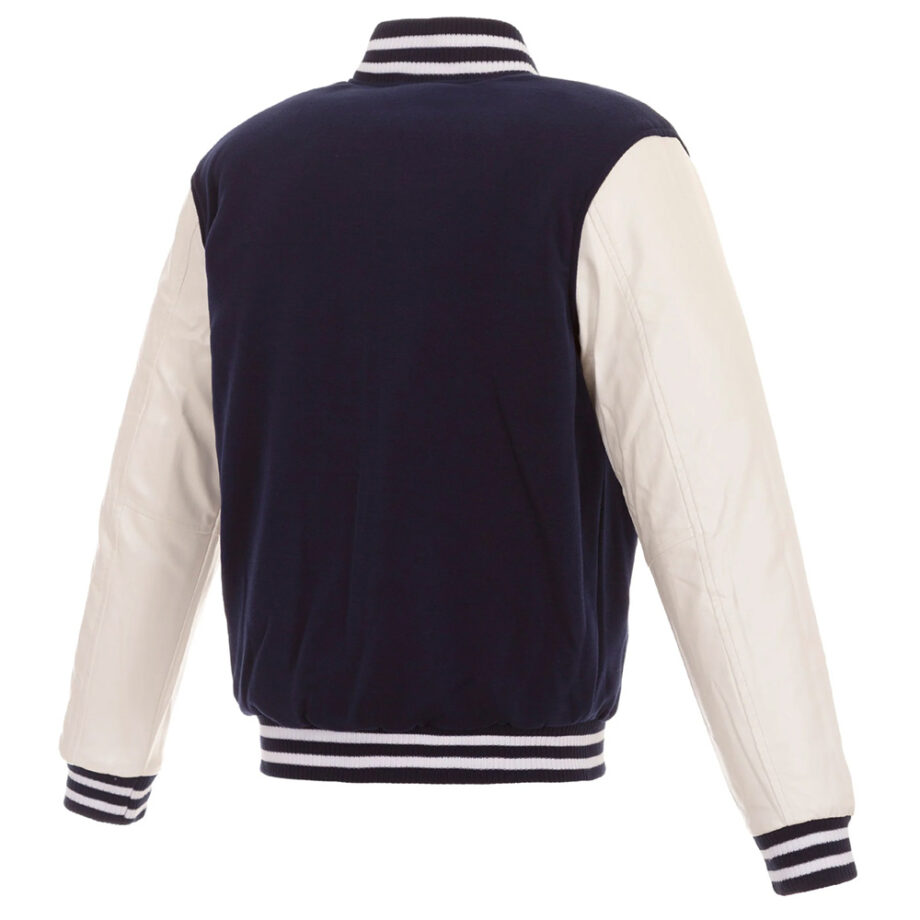 Washington Wizards Navy Blue & White Varsity Jacket