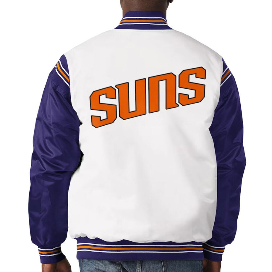 White/Purple Phoenix Suns Renegade Jacket