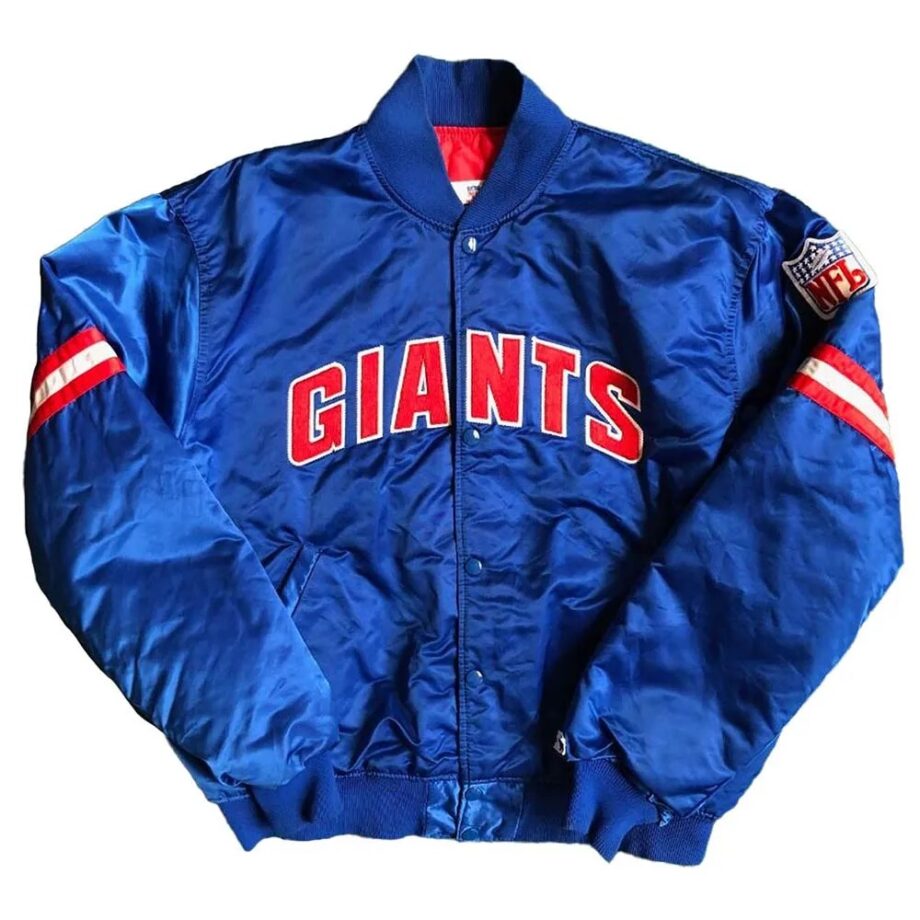 New York Giants 90's Blue Bomber Jacket