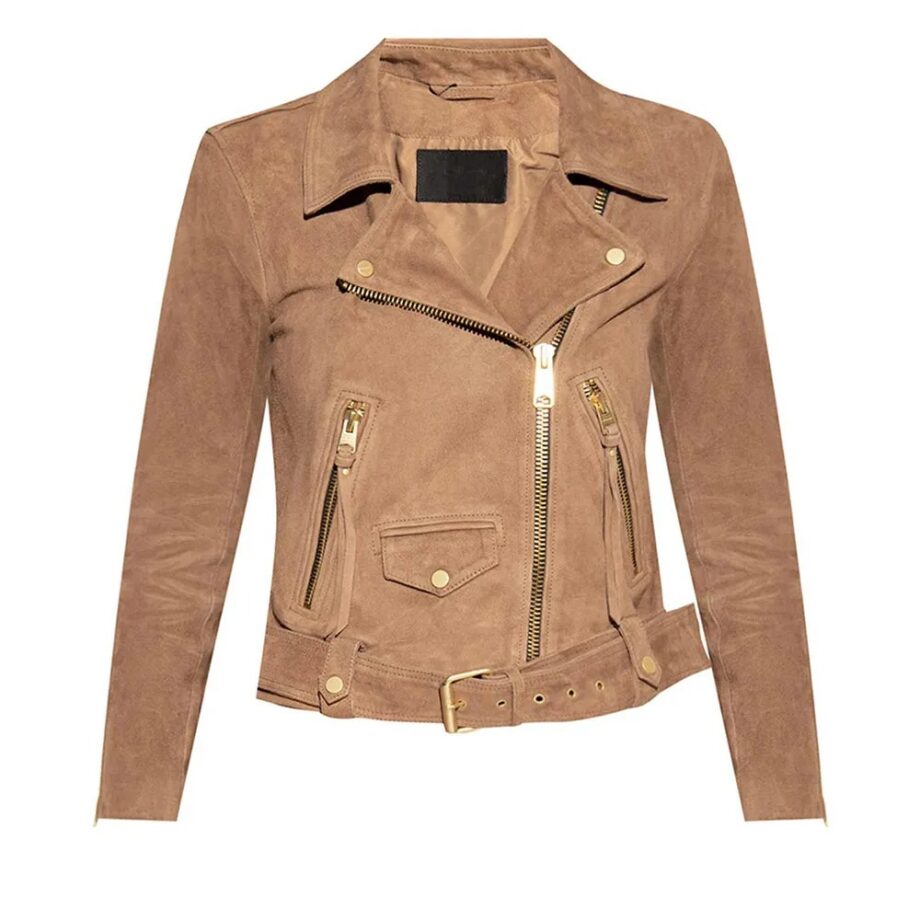 Head of the Class Isabella Gomez Suede Jacket