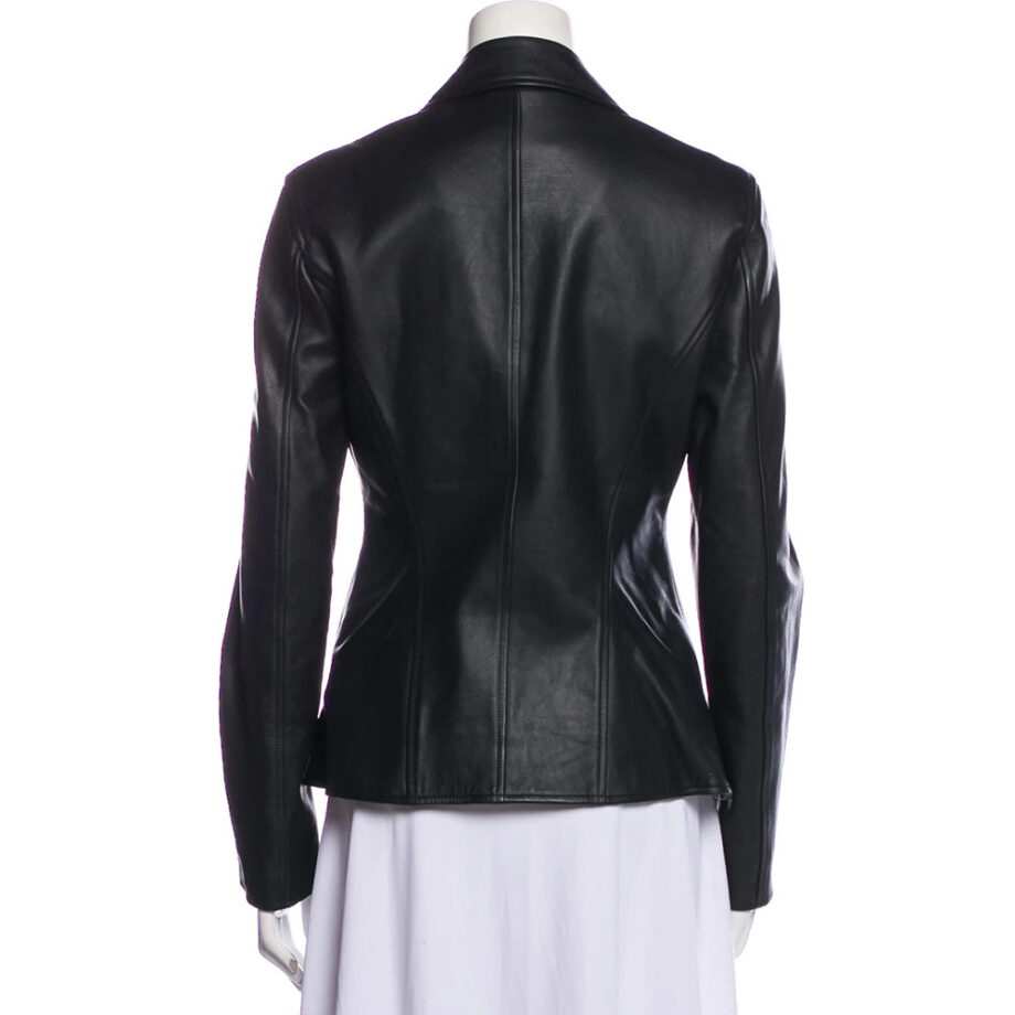 Arrow S07 Katie Cassidy Black Leather Jacket